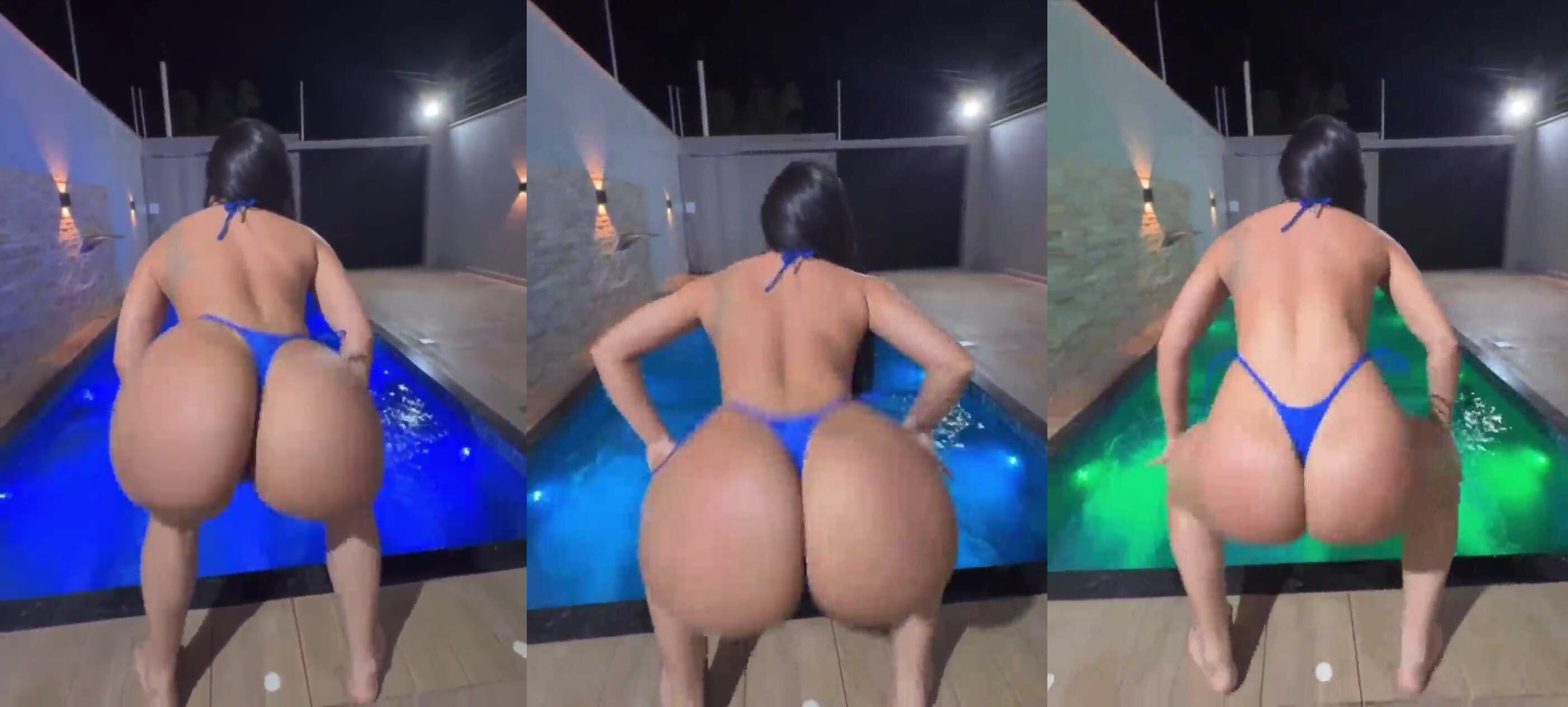 Phat Ass Babe Twerking Her Blue Thong Leaked Video Full Video Details