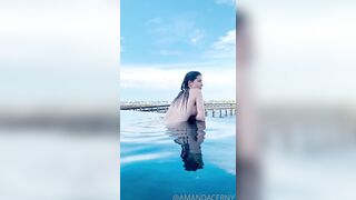 Amanda Cerny Nude Swimming Video Leaked