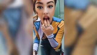 Malu Trevejo Nipple Slip Nude Video Leaked