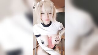 Katyuska Moonfox Cosplay Dildo Titty Tease Video Leaked