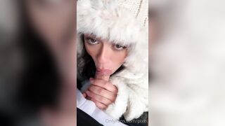 Pixei Winter Blowjob Facial Video Leaked