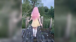 Belle Delphine Nude Outdoor Running Video Leaked