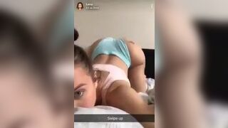 Lana Rhoades Showing off That Bubble Booty