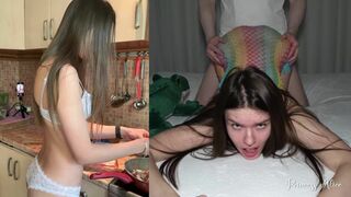 LIFE OF A COLLEGE GIRL - Enjoying Tasty Food And Cock - Princess Alice