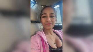 Poonam Pandey Asian Hoe Teasing In The Car OnlyFans Leaked Video