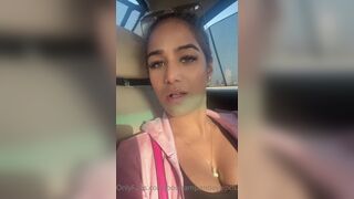 Poonam Pandey Asian Hoe Teasing In The Car OnlyFans Leaked Video