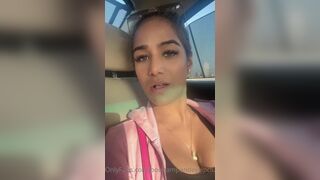 Poonam Pandey Talking to Her Fans While in Car Onlyfans Video