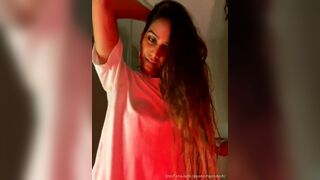 Poonam Pandey Indian Slut Teasing Her Big Tits in Disco Light Onlyfans Video