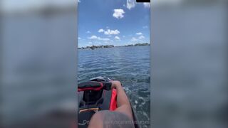 ScarlettKissesXO Gets Banged On A Jet Ski – Sex Video Leaked