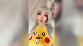 Rynkerbelle Tiktok Popular Model Making Ahegao Face Video