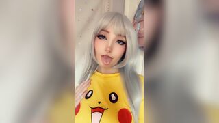 Rynkerbelle Tiktok Popular Model Making Ahegao Face Video