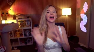 Bebahan AKA Hannah Blonde Streamer Playing Lust Element Sex Game Video