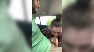 Suck-A-Saurus Naughty Stepsister Gives Head In The Car And Fucked OnlyFans Video