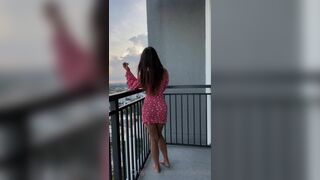 Delia Rose Balcony Porno Tape PPV Video Leaked