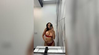 Maddy Belle Playing With Her Nude Boobs Mirror Selfie In Bathroom Leaked Video