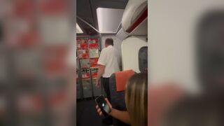 Today in public friday a couple getting caught fucking on the toilet of an airplane.