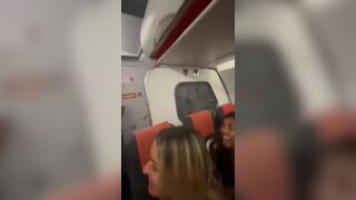 Today in public friday a couple getting caught fucking on the toilet of an airplane.