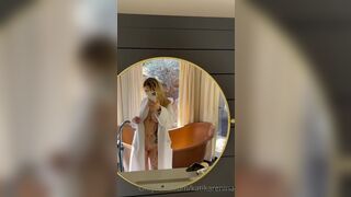 Katikarenina Tattooed Blonde Love to Shows her Sexy Tits and Figure in Mirror Onlyfans Video