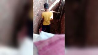 Girlfriend secretly gave blowjob to boyfriend on construction site
 Indian Video