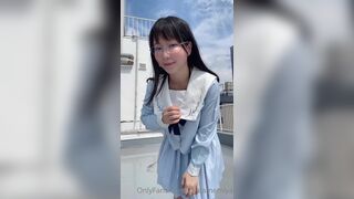 Lunaamemiya Hot Asian Teen Reveals Her Juicy Hot Body By Removing School Clothes Onlyfans Video