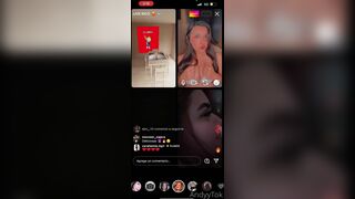 Naughty Girls Goes Live And Flashing Tits Instagram Video