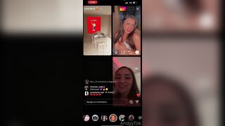 Naughty Girls Goes Live And Flashing Tits Instagram Video