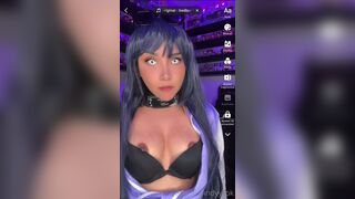 Andyytok Asian Babe Nipples Slip While Wearing Cosplay Video