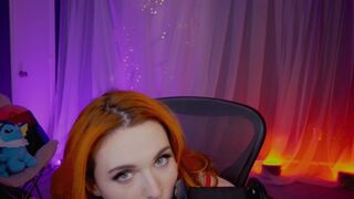 Amouranth Playing With Chubby Ass And Squeezing Tits While Teasing ASMR Onlyfans Video