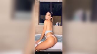 Lyna Perez Nude Bathing Show Video Leaked