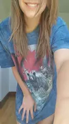 Smiling babe shows her bombshell body