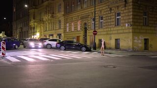 Emma White Nude Tease On The Road At Night Leaked Video