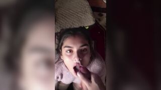 Latina Teen Gets a Warm Facial