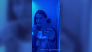 Super Cute Megnut Lifts Her Top And Boobs Showing In Uv Light Room Onlyfans Video