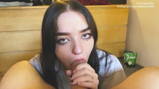 Horny Cute Teen Gives Sloppy Blowjob - YourPersonalWaifu