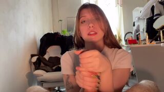 Yoursofia Pov Stepsister Giving Sloppy Cock Suck