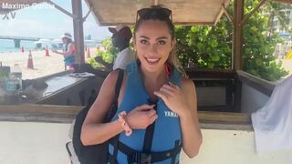 Mackenzie Mace Twerking on a Big Cock While Riding Jet Ski Video