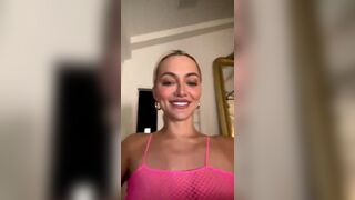 Lindsey Pelas Teasing Juicy Tits And Big Booty While Seethrough Try On Haul Video