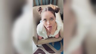 Kate Kuray Cutie Doing Facial Impressions While Bends Over on Chair Onlyfans Video