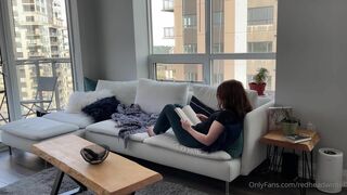 RedHeadWinter Caught Her Step Brother Masturbating and Sucking His Cock till Gets Covered by Cum Video