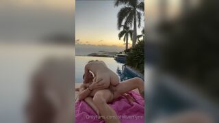 Livvalittle Deeply Sucks a Cock Before Rides BF's Cock at Outdoor Onlyfans Video