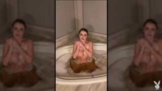 Sophie Dee Playing With Her Massive Tits and Rubbing Pussy While Naked in Bathtub Video