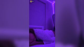 Angela Alvarez Exposed Her Perfect Booty in Disco Light in Live Video