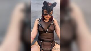 Saabsilvi Spread her Legs and Rubbing Her Meaty Pussy in Hot Lingerie Onlyfans Video