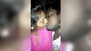 Tamil girl sucks Madrasi in her mouth after smooching sexy kissing
 Indian Video