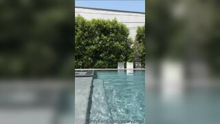 ppwyang0 ONLYFANS LEAK teasing and showing off her petite body in the pool SEXY