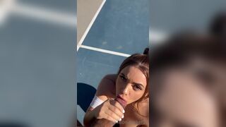 Allison Parker Outdoor Blowjob Video