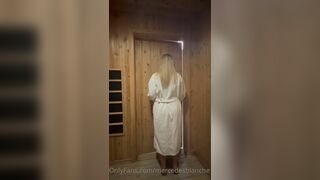 mercedes Blanche POV Sextape in Sauna onlyfans video leaked