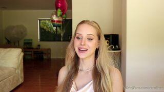 Caroline Zalog Nigth Slips Try On Haul Onlyfans Video