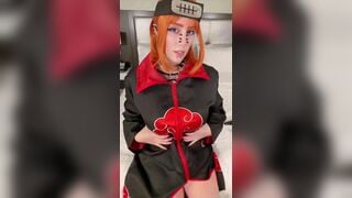 Morgpie Cosplay Pain In Naruto Rubbing Pussy And Licking Wet Fingers Fansly Video