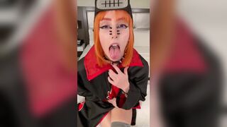 Morgpie Cosplay Pain In Naruto Rubbing Pussy And Licking Wet Fingers Fansly Video